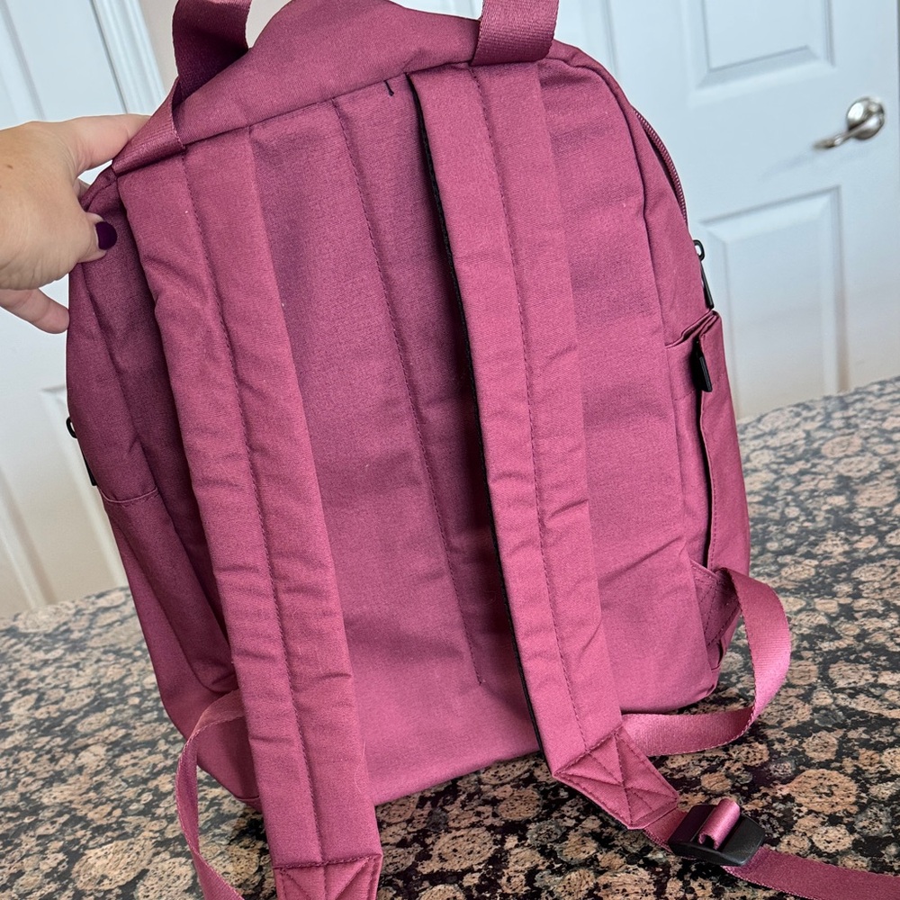 Mercer & Mettle Claremont Handled Everyday Backpack - Rosewood - Picture 2 of 7